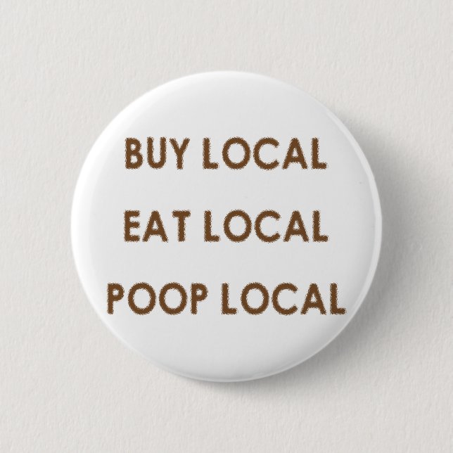 POOP1 PINBACK BUTTON (Front)