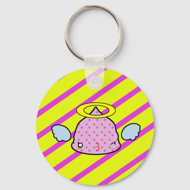 Poop Angel Keychain (Front)