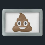 Poop Belt Buckle<br><div class="desc">Belt buckle featuring poop emoji.</div>