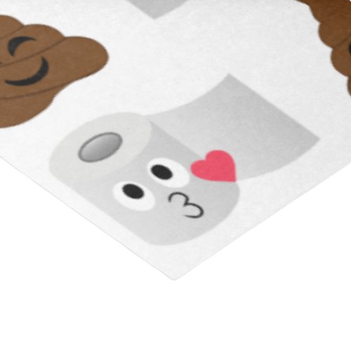 poop emoji and toilet tissue paper
