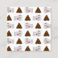 poop emoji and toilet tissue paper