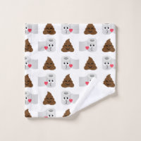 poop emoji and toilet tissue paper