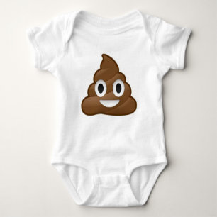 poop emoji baby infant clothes clothing bodysuit