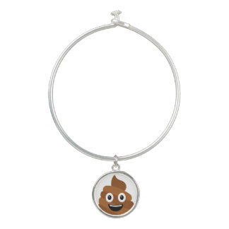 Poop Emoji  Bangle Bracelet