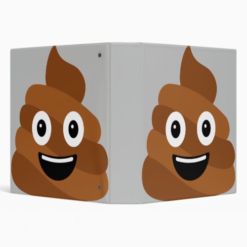 Poop Emoji Binder