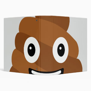 Poop Emoji Binder