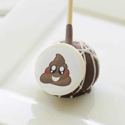 Poop Emoji Cake Pops (Front Insitu)