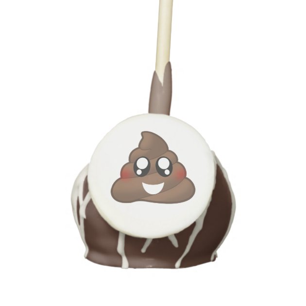 Poop Emoji Popsicles - Chocolate Smiley Face Swirly Pops