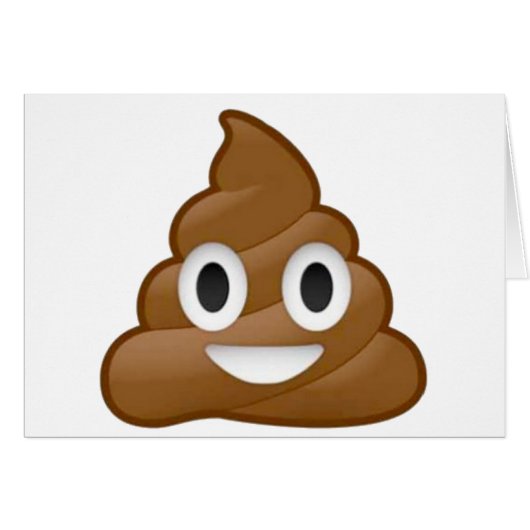 Poop emoji cards (Front Horizontal)