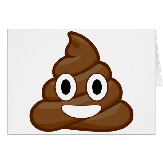 poop emoji cards (Front Horizontal)