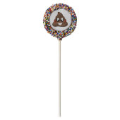 Poop Emoji Chocolate Covered Oreo Pop (Front)