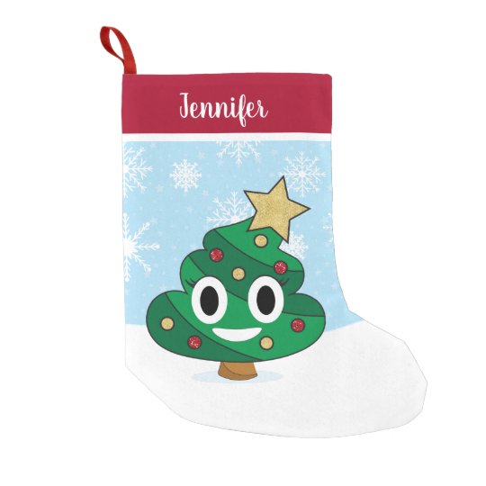 Poop Emoji Christmas Stocking | Zazzle.com