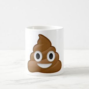 Poop emoji coffee mug