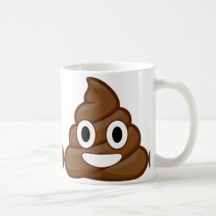 poop emoji coffee mug