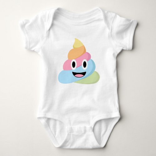 Poop Emoji Cute Funny Bodysuits  One_Pieces