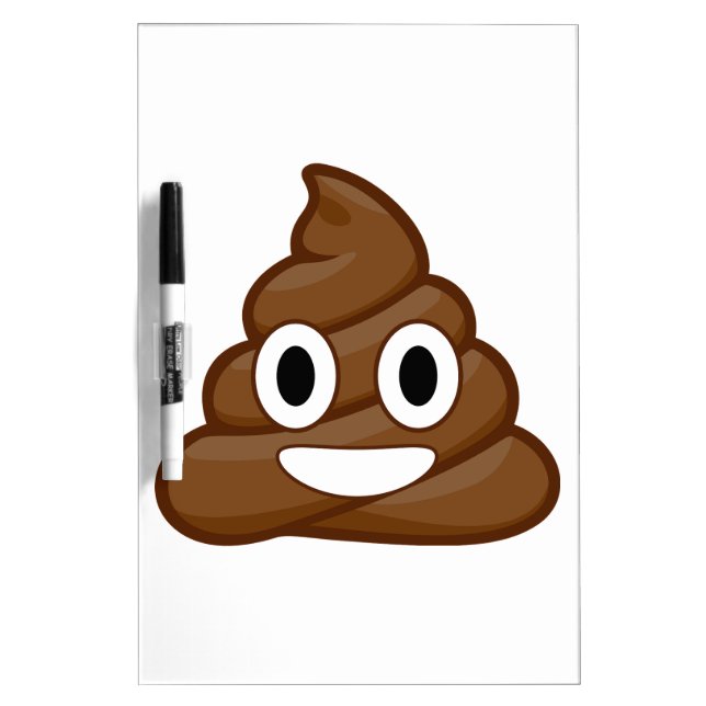 poop emoji Dry-Erase board (Front)