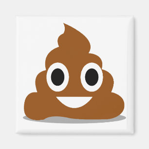 Poop Emoji Emoticon Funny Fridge Magnet