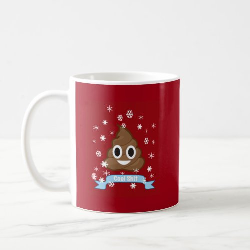 Poop Emoji Funny Christmas Mug