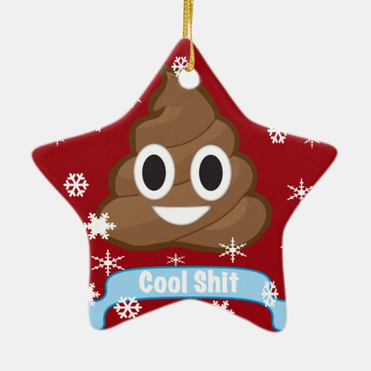 Poop Emoji  Funny Christmas  ornaments Zazzle com