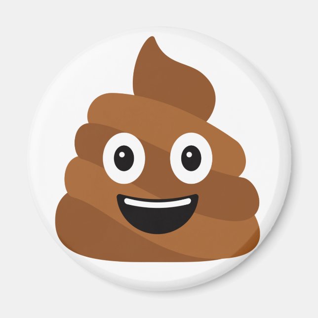 Poop Emoji Magnet (Front)