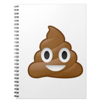 Poop Emoji Notebook by OblivionHead at Zazzle