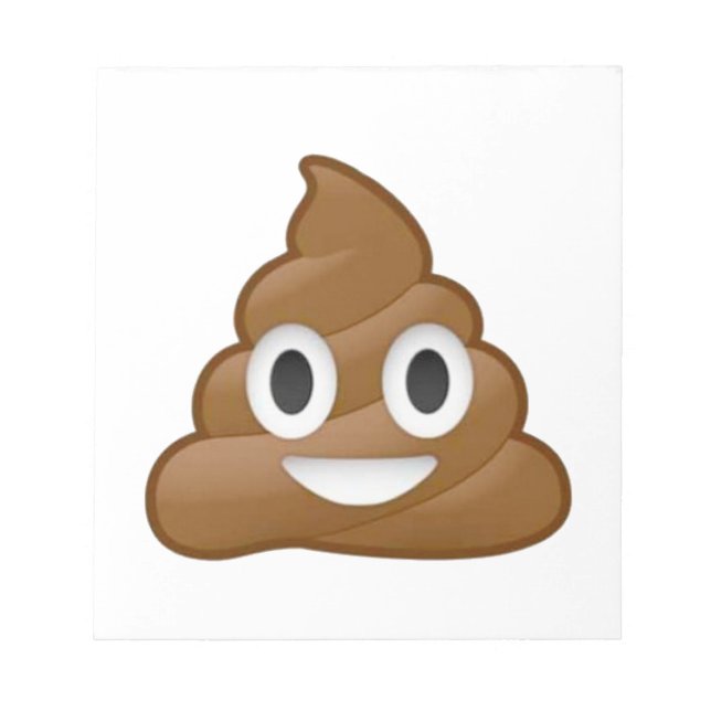 Poop emoji notepad (Front)