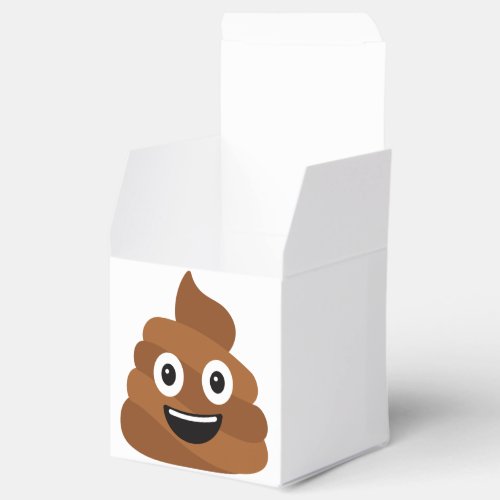 Poop Emoji Party Favor Box