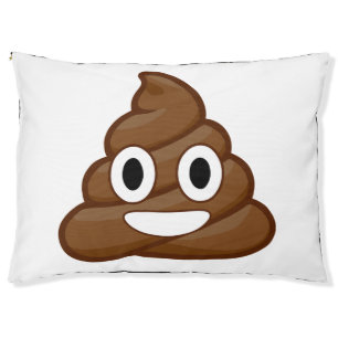 poop emoji pet bed