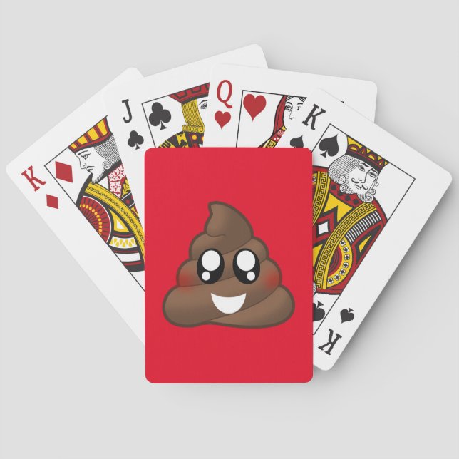 Poop Emoji Poker Cards (Back)