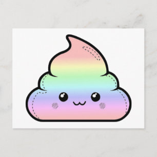 Poop Emoji Postcard