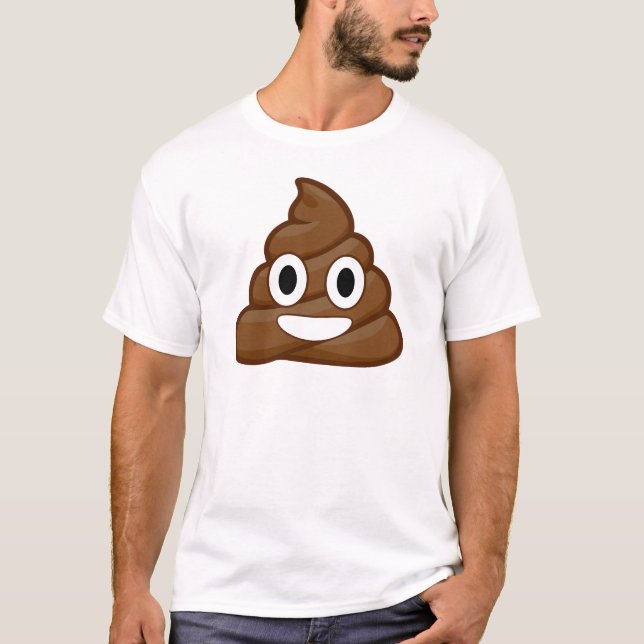 poop emoji T-Shirt (Front)