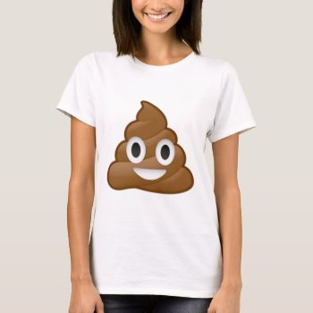 Poop Emoji T-shirt by OblivionHead at Zazzle