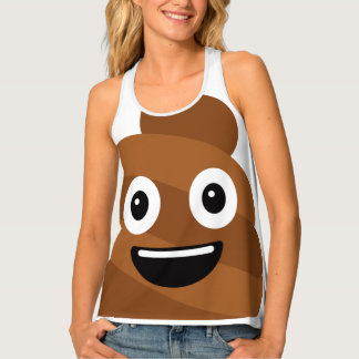 Poop Emoji Tank Top