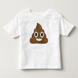 Poop Emoji Toddler T-shirt at Zazzle
