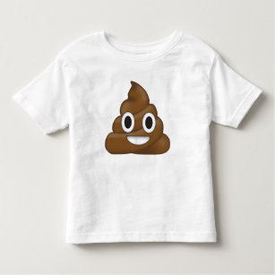 Poop emoji toddler t-shirt