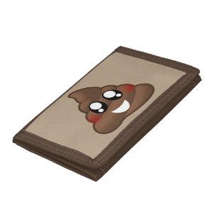 Poop Emoji Tri-fold Wallet