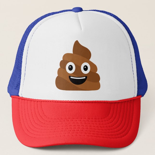 Poop Emoji Trucker Hat (Front)