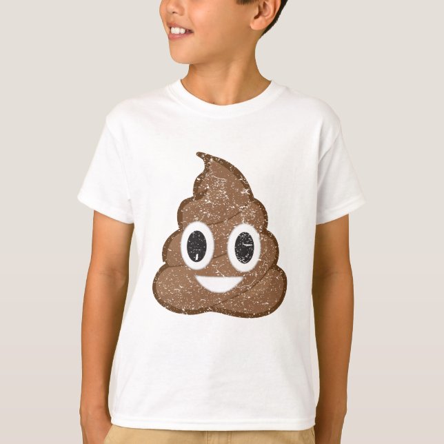 Poop emoji vintage T-Shirt (Front)