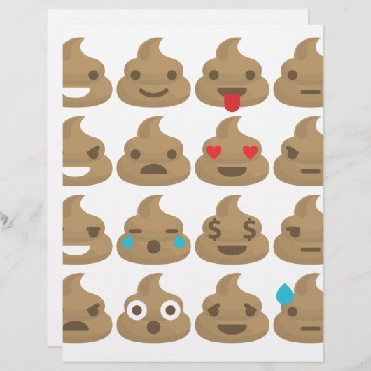 poop emojis (Front/Back)
