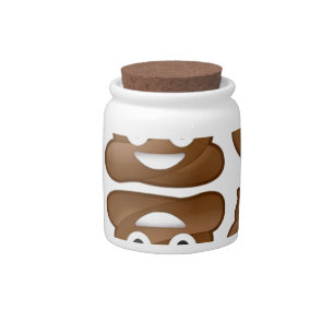 poop emojis candy jar