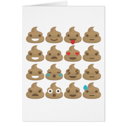 poop emojis cards (Front)