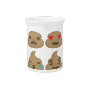 poop emojis drink pitcher