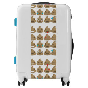 poop emojis luggage