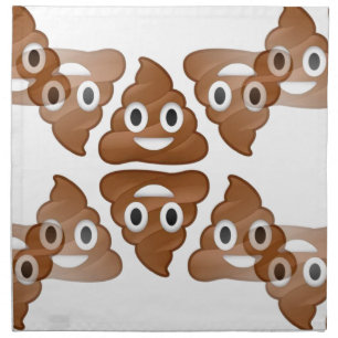 poop emojis napkin