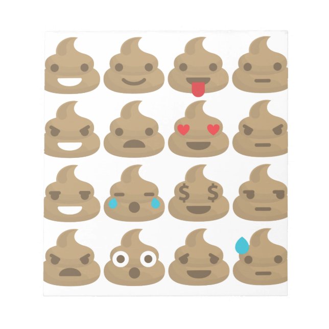 poop emojis notepad (Front)