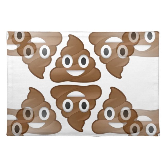 poop emojis placemat (Front)