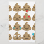 poop emojis stationery