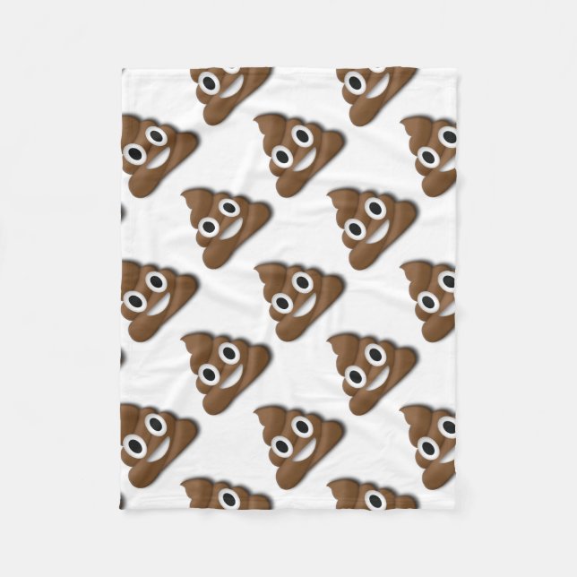 Poop ! fleece blanket (Front)