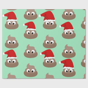 POOP FUNNY CHRISTMAS Wrapping Paper