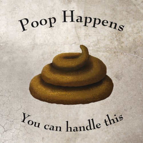 Poop Happens Customizable Encouraging Message Floor Decals